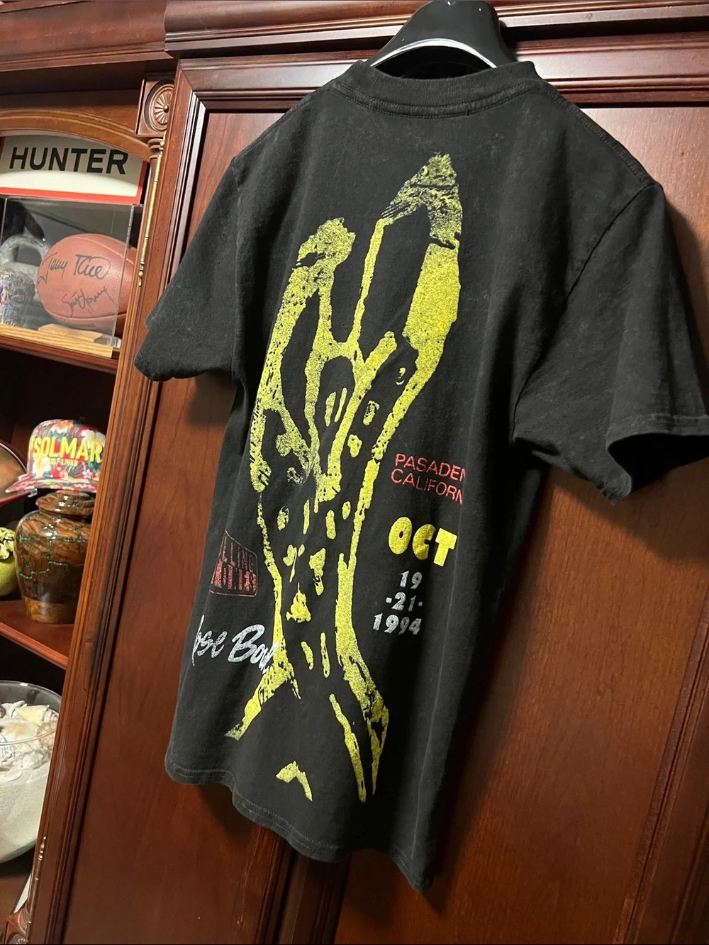 Brand New Rolling Stones Black T-Shirt with Red spiked Tongue & Yellow Graphics!